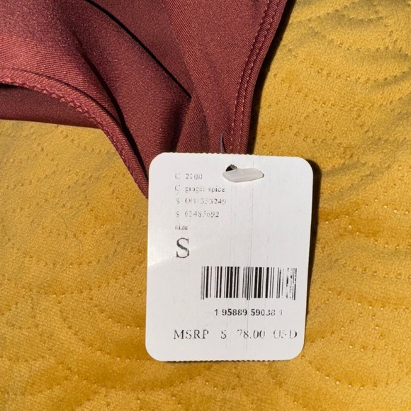 Free People Deep Red Bodysuit shade Ginger Spice - Picture 3 of 6